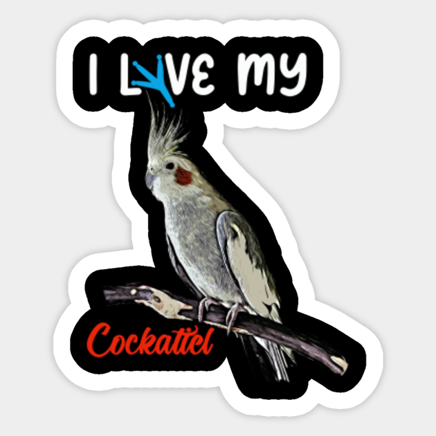 I love my cockatiel shirt bird shirt cockatiel gift cockatiel lover